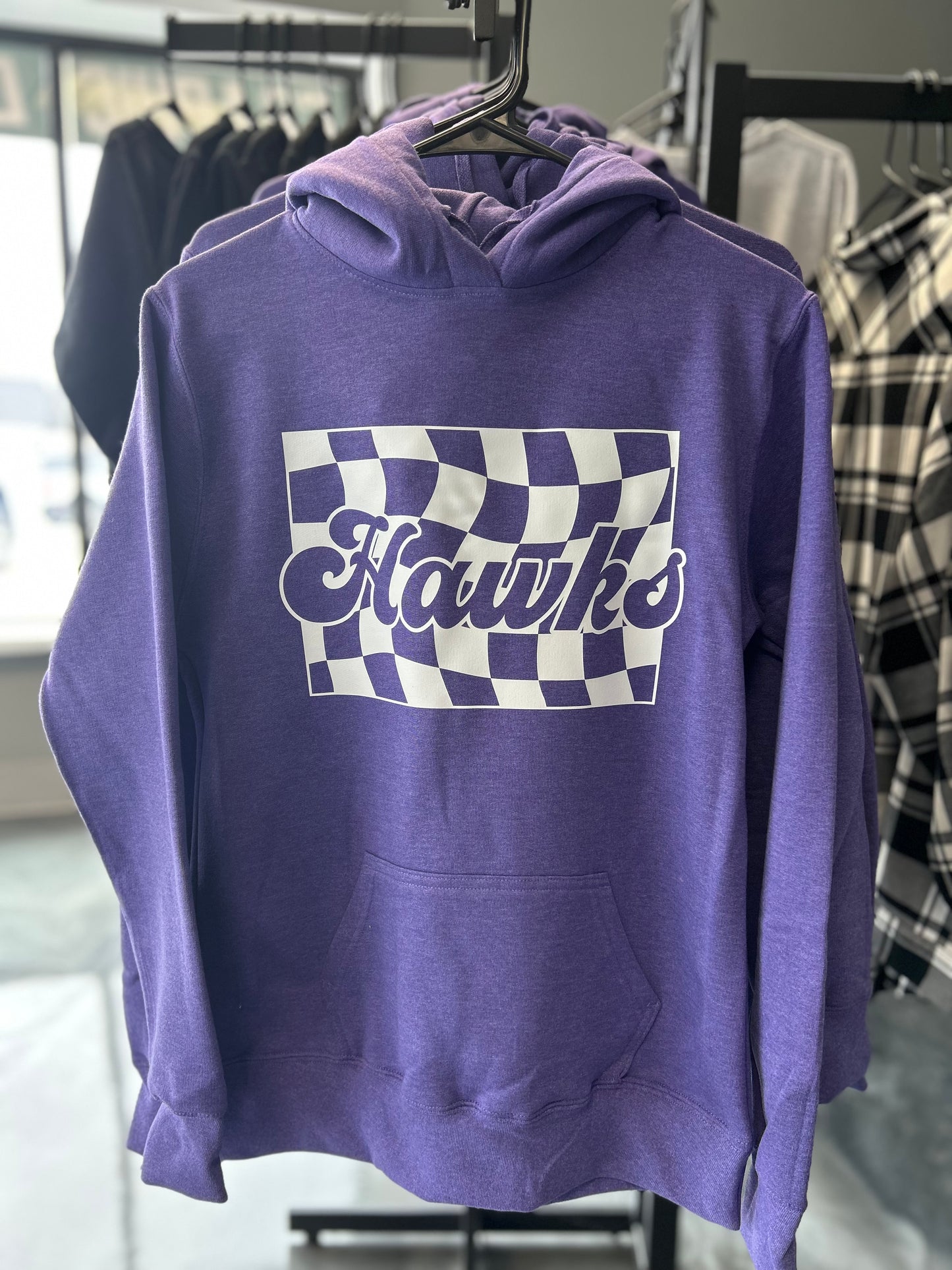 Checkered Ladies Hoodie