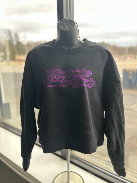Next Level Cropped Ladies Crewneck