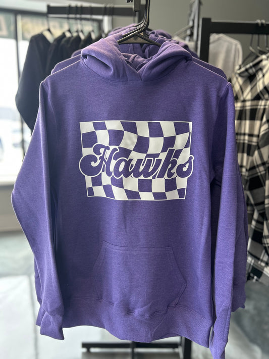 Checkered Ladies Hoodie